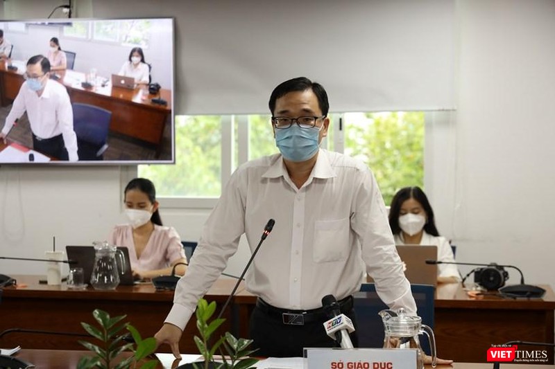 Trưởng phòng Chính trị tư tưởng - Sở GD&ĐT TP.HCM Trịnh Duy Trọng. Ảnh: Huyền Mai Trưởng phòng Chính trị tư tưởng - Sở GD&ĐT TP.HCM Trịnh Duy Trọng. Ảnh: Huyền Mai