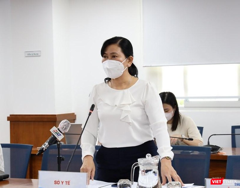 Chánh văn phòng Sở Y tế TP.HCM Nguyễn Thị Huỳnh Mai. Ảnh: Linh Nhi