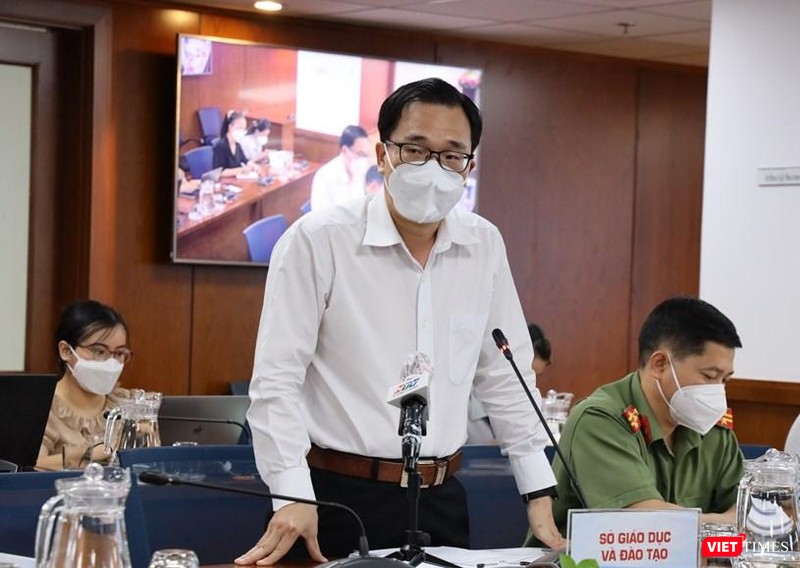 Ông Trịnh Duy Trọng - Sở GD&amp;ĐT TP.HCM. Ảnh: Linh Nhi