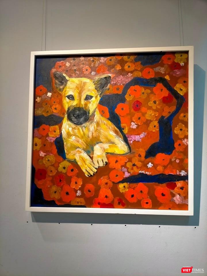 Tác phẩm của Mỹ Vân vẽ người bạn thân thương