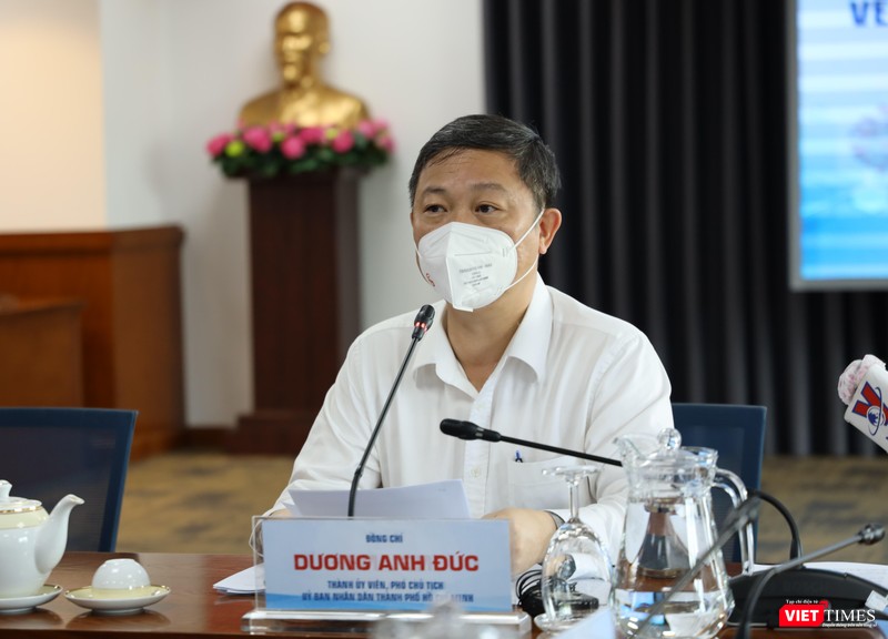 Phó chủ tịch UBND TP.HCM, ông Dương Anh Đức phát biểu