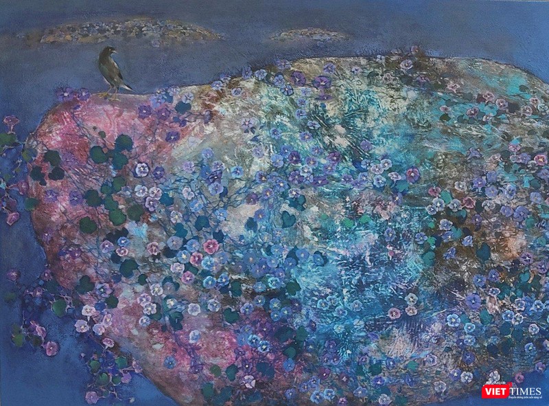 Trịnh Liên. Phiến đá nở hoa. 2022