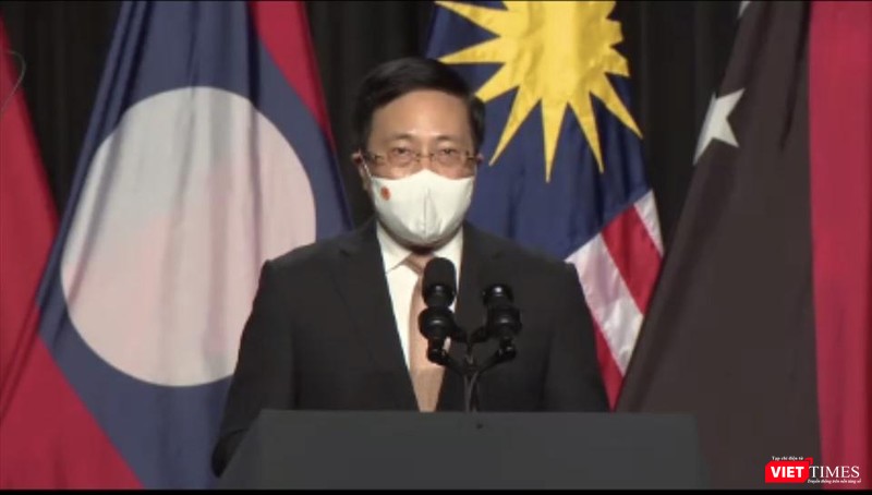 Phó Thủ tướng Phạm Bình Minh. Ảnh- V.A