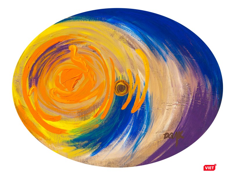 Trống - Tranh Đoàn Quang Anh Khanh