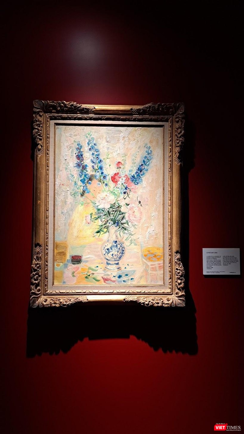 Lê Phổ - Thiếu nữ bên mẫu đơn. Ảnh: Hòa Bình Lê Phổ - Thiếu nữ bên mẫu đơn. Ảnh: Hòa Bình