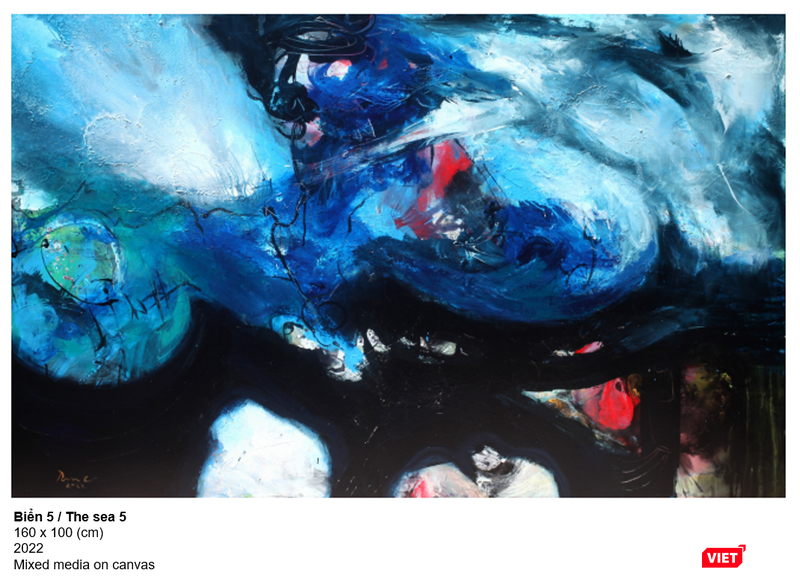 "Biển 5" của họa sĩ Nguyễn Dương "Biển 5" của họa sĩ Nguyễn Dương