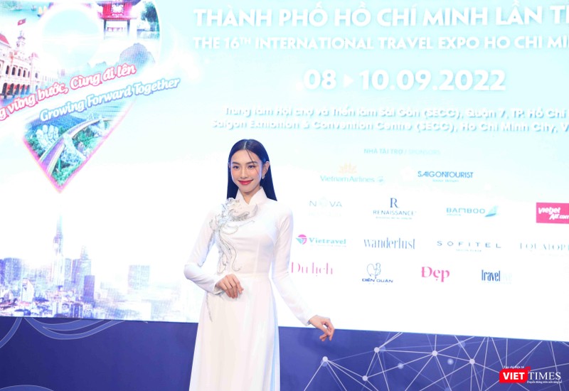 Hoa hậu Hòa bình Quốc tế 2021 Nguyễn Thúc Thùy Tiên trở thành Đại sứ truyền thông của Hội chợ Du lịch Quốc tế Thành phố Hồ Chí Minh 2022