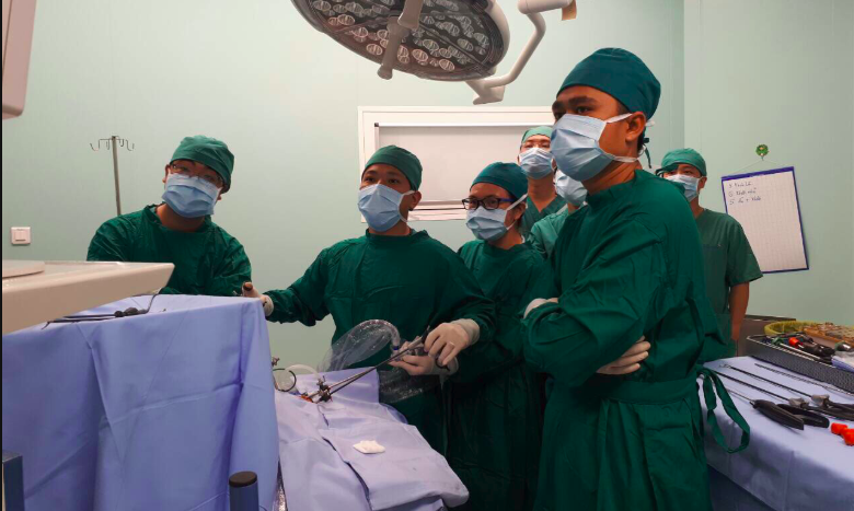 Một ca phẫu thuật tại Bệnh viện Nhi đồng Tp. HCM (Ảnh: BVCC) Một ca phẫu thuật tại Bệnh viện Nhi đồng Thành phố