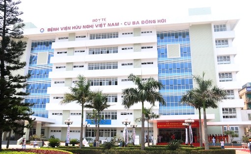 Bệnh viện Hữu nghị Việt Nam - Cu Ba Đồng Hới (Quảng Bình), nơi xảy ra vụ việc.