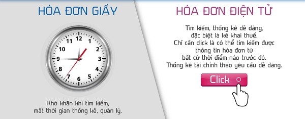 Tìm kiếm, quản lý hóa đơn chỉ cần bằng một cú click chuột.