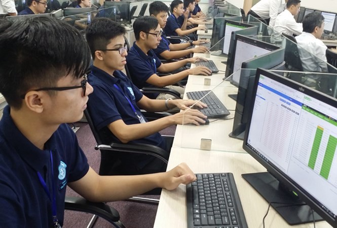 Ảnh minh họa: BHXHVN. Trong ảnh: Trung tâm điều hành CNTT của Bảo hiểm xã hội Việt Nam.