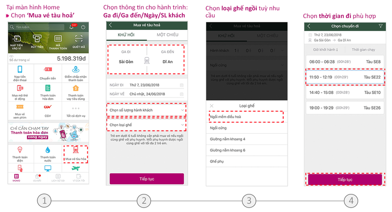 Hướng dẫn chi tiết cách mua và sử dụng vé tàu điện tử trên thiết bị di động ảnh 1