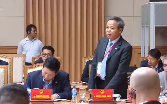 Ông Nguyễn Trung Chính kiến nghị hoàn thiện chính sách đào tạo, dùng nhiều biện pháp để tăng nguồn nhân lực chất lượng.