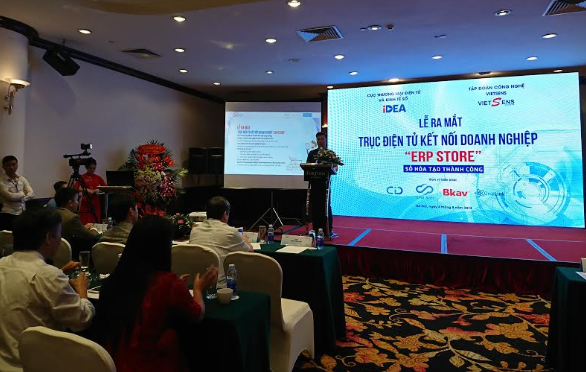 Trục điện tử kết nối doanh nghiệp ERP Store vừa ra mắt ngày 8/8/2018 tại Hà Nội.