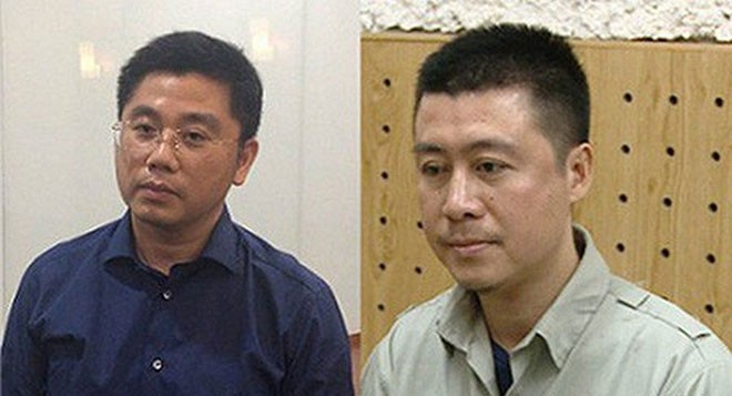“Trùm” tổ chức đánh bạc nghìn tỷ Nguyễn Văn Dương và Phan Sào Nam (phải)