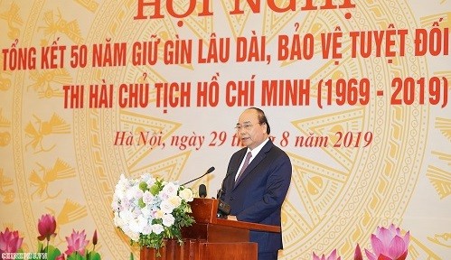 Thi hài Chủ tịch Hồ Chí Minh chưa thay đổi sau 50 năm gìn giữ 