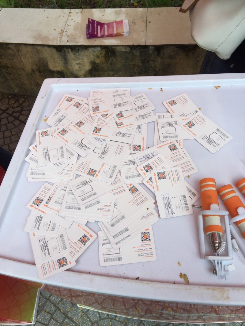 Một phần trong số SIM đã kích hoạt sẵn.