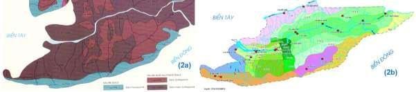 Thổ nhưỡng (2a) và phân vùng thủy văn thủy lực (2b) của huyện Ngọc Hiển Thổ nhưỡng (2a) và phân vùng thủy văn thủy lực (2b) của huyện Ngọc Hiển