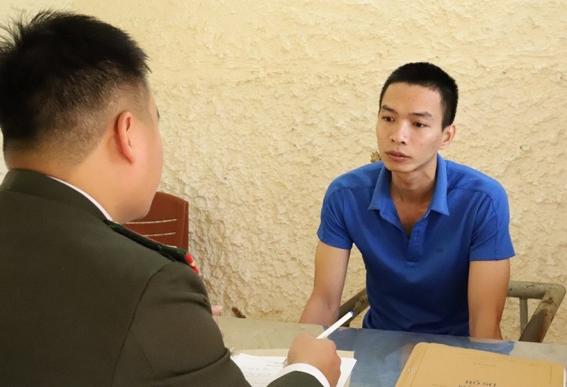 Bị can Nguyễn Quốc Thành. Ảnh: CA Hà Tĩnh