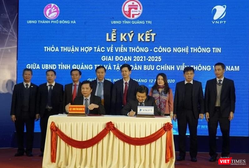 VNPT và Quảng trị ký Thỏa thuận hợp tác chiến lược về viễn thông -CNTT giai đoạn 2021-2025