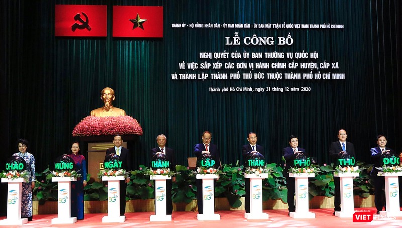 Thành phố Thủ Đức đã chính thức được phủ sóng 5G vào ngày 31/12/2020 cùng với nghi thức thành lập đơn vị hành chính thuộc TP HCM.