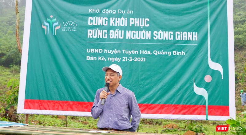 Ông Hứa Đức Nhị - Chủ tịch Hội chủ rừng Việt Nam - phát biểu tại buổi lễ khởi động. Ông Hứa Đức Nhị - Chủ tịch Hội chủ rừng Việt Nam - phát biểu tại buổi lễ khởi động.