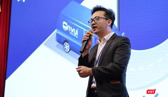 Ông Phan Bá Mạnh - CEO Công ty An Vui - trao đổi tại diễn đàn.