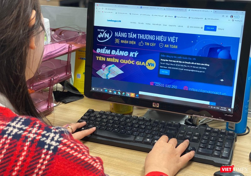 Tỷ lệ doanh nghiệp có website sử dụng tên miền quốc gia “.vn” hiện là một trong những chỉ số đánh giá chuyển đổi số cấp tỉnh.