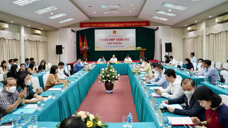 Phiên họp toàn thể của Uỷ ban Văn hoá, Giáo dục của Quốc hội.