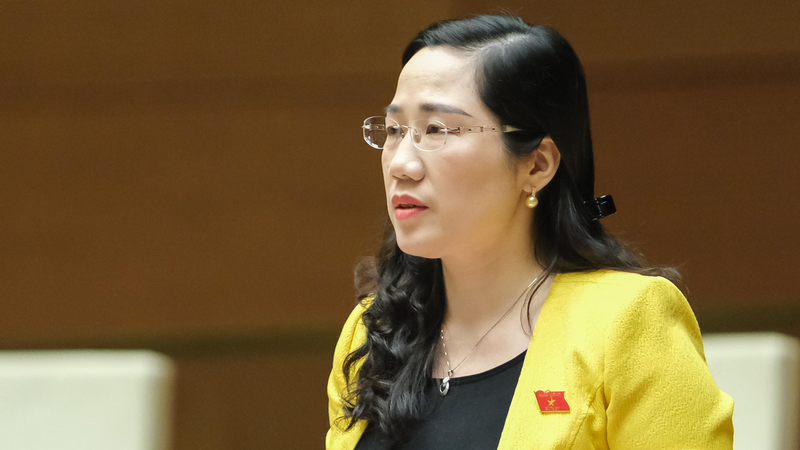 Đại biểu Nguyễn Thị Thủy – Đoàn ĐBQH tỉnh Bắc Kạn.