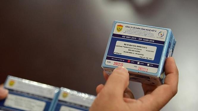 Kit xét nghiệm Việt Á (Ảnh - VT)