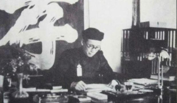 Một trong những bức ảnh của cụ Phạm Quỳnh mà gia đình con trai ông - nhạc sĩ Phạm Tuyên còn lưu giữ.