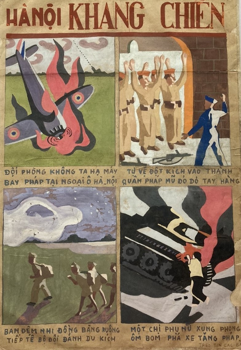 Tác phẩm Hà Nội kháng chiến của Văn Giáo.