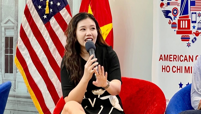 Nói về vai trò của nữ giới, chị Ella Do dẫn chứng tại Wolffun Game, các trưởng bộ phận đa phần là nữ giới. Nói về vai trò của nữ giới, chị Ella Do dẫn chứng tại Wolffun Game, các trưởng bộ phận đa phần là nữ giới.