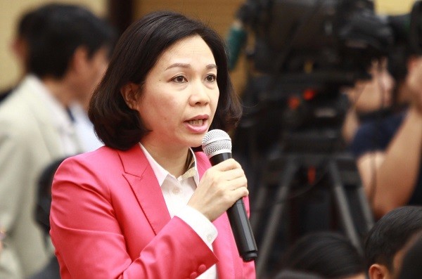 Phó Chủ tịch UBND TP. Hà Nội Vũ Thu Hà.