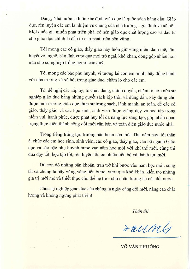 Thư của Chủ tịch nước Võ Văn Thưởng gửi ngành Giáo dục nhân dịp Khai giảng năm học 2023-2034 ._page-0002.jpg