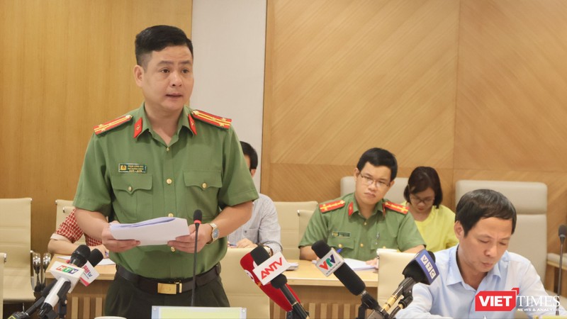 Thượng tá Phạm Công Hải, đại diện Cục An ninh mạng và phòng, chống tội phạm sử dụng công nghệ cao (A05).JPG