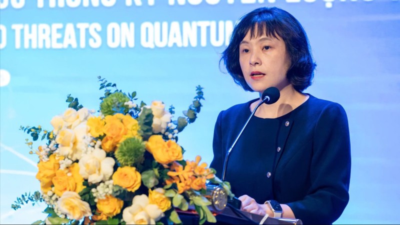 Bà Tô Thị Thu Hương cho biết dịch vụ tin cậy – đặc biệt là chữ ký số chính là mắt xích quan trọng, cốt lõi để xây dựng niềm tin số.