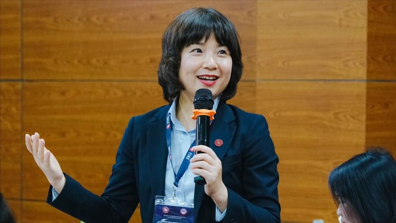 PGS.TS Phạm Thu Hương bám sát phương châm “khác biệt để dẫn đầu” nhằm thúc đẩy văn hoá đổi mới sáng tạo tại trường Đại học Ngoại Thương.