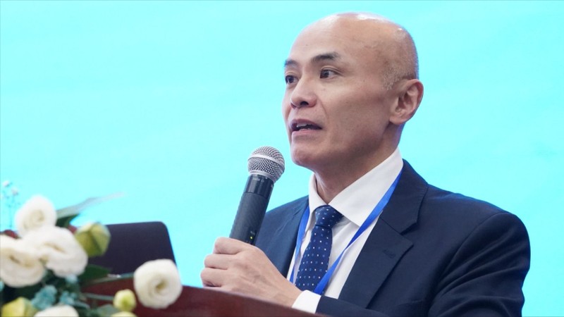 Tổng Thư ký APT Masanori Kondo trình bày tại Hội nghị.jpg