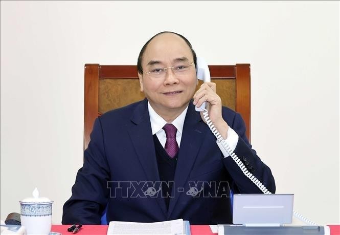 Thủ tướng Nguyễn Xuân Phúc điện đàm với Tổng thống Trump hôm 22/12/2020 (Ảnh: VNA) Thủ tướng Nguyễn Xuân Phúc điện đàm với Tổng thống Trump hôm 22/12/2020 (Ảnh: VNA)