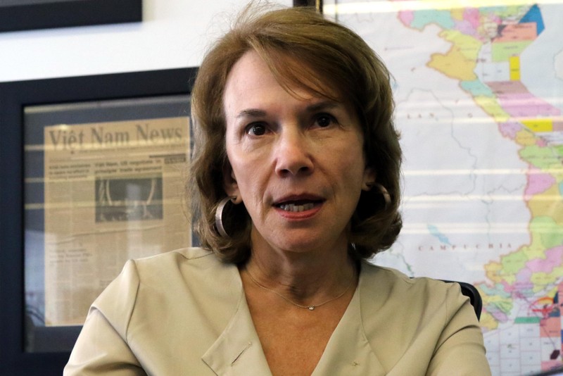 Bà Virginia Foote, nguyên Chủ tịch Hội đồng Thương mại Mỹ - Việt (USVTC). Ảnh Huỳnh Phan. Bà Virginia Foote, nguyên Chủ tịch Hội đồng Thương mại Mỹ - Việt (USVTC). Ảnh Huỳnh Phan.