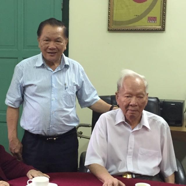 Chủ tịch nước Lê Đức Anh và anh Tôn Lâm. Ảnh do nhân vật cung cấp.