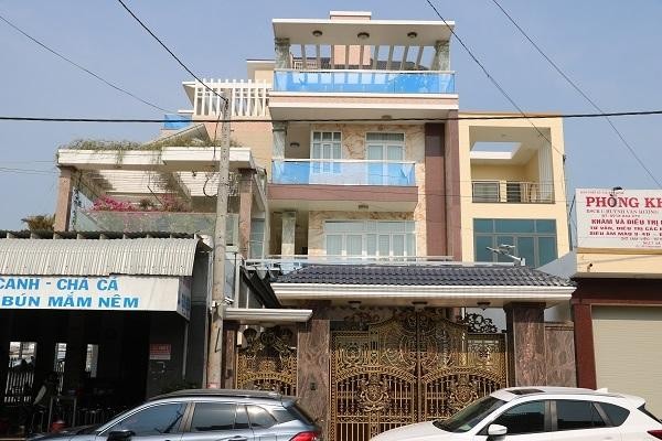 Ngôi nhà ông Minh tại xã Bình Châu