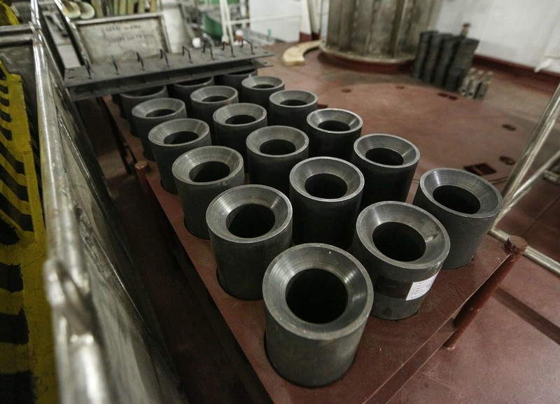 Phòng nhiên liệu hạt nhân bên trong nhà máy (Ảnh: RT)