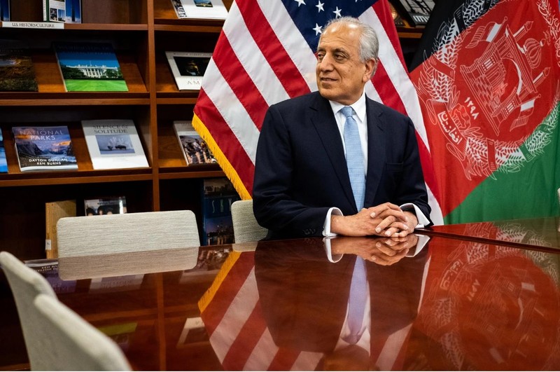 Ông Zalmay Khalilzad, nhà đàm phán hàng đầu của Mỹ, từng tuyên bố thỏa thuận hòa bình đã hoàn tất "về nguyên tắc" (Ảnh: New York Times) Ông Zalmay Khalilzad, nhà đàm phán hàng đầu của Mỹ, từng tuyên bố thỏa thuận hòa bình đã hoàn tất