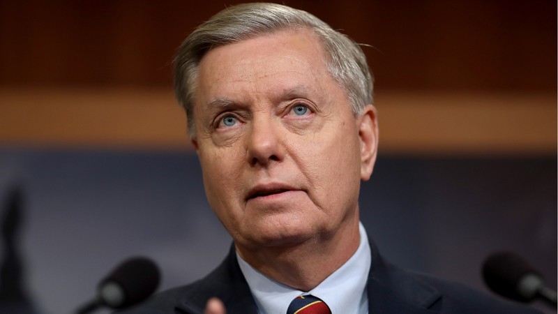 Nghị sĩ Lindsey Graham, một đồng minh của Tổng thống Trump, tỏ ý hoài nghi về thỏa thuận (Ảnh: Getty)