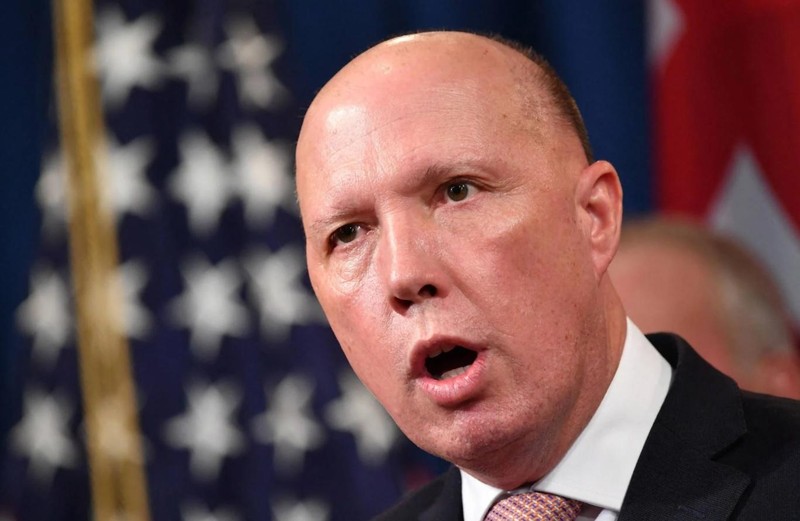 Bộ trưởng Quốc phòng Australia Peter Dutton (Ảnh: AFP)