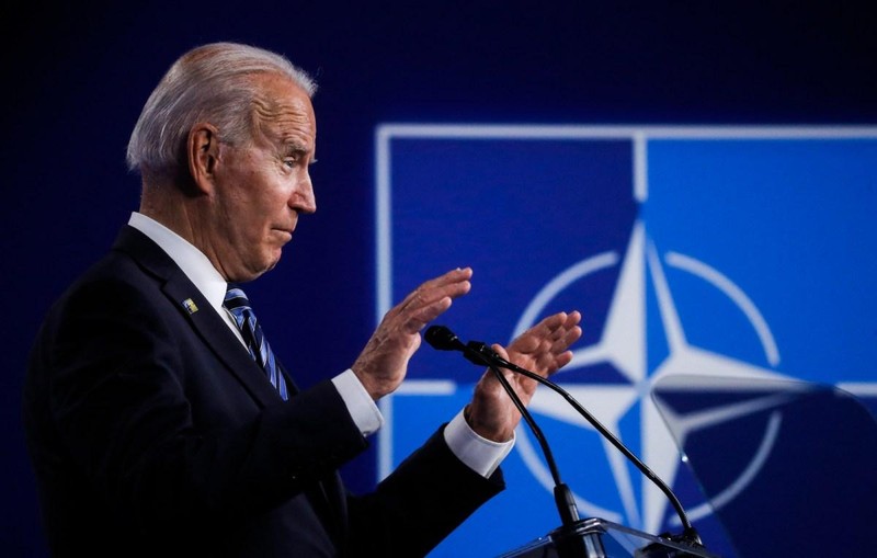 Tổng thống Mỹ Joe Biden phát biểu tại trụ sở của NATO (Ảnh: AFP) Tổng thống Mỹ Joe Biden phát biểu tại trụ sở của NATO (Ảnh: AFP)