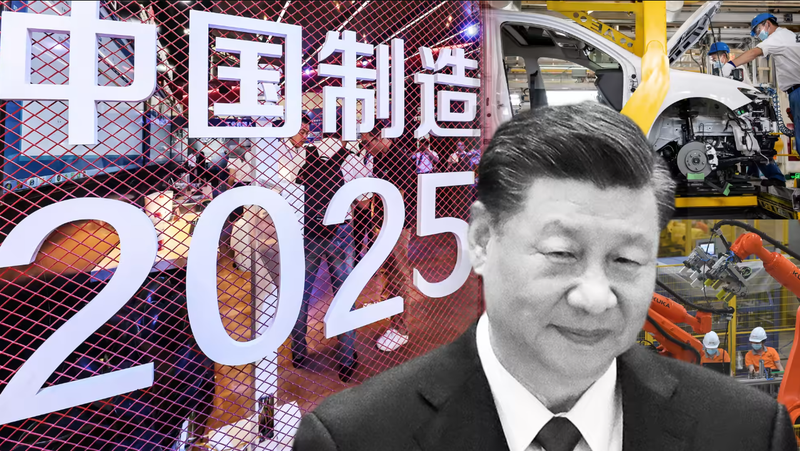 "Made in China 2025" đặt mục tiêu biến Trung Quốc thành siêu cường sản xuất vào năm 2049 (Ảnh: Reuters)